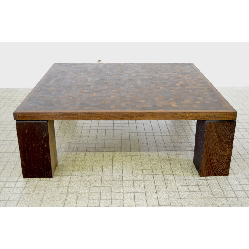 Table basse vintage de Middelboe & Lindum Tranekaer wengé