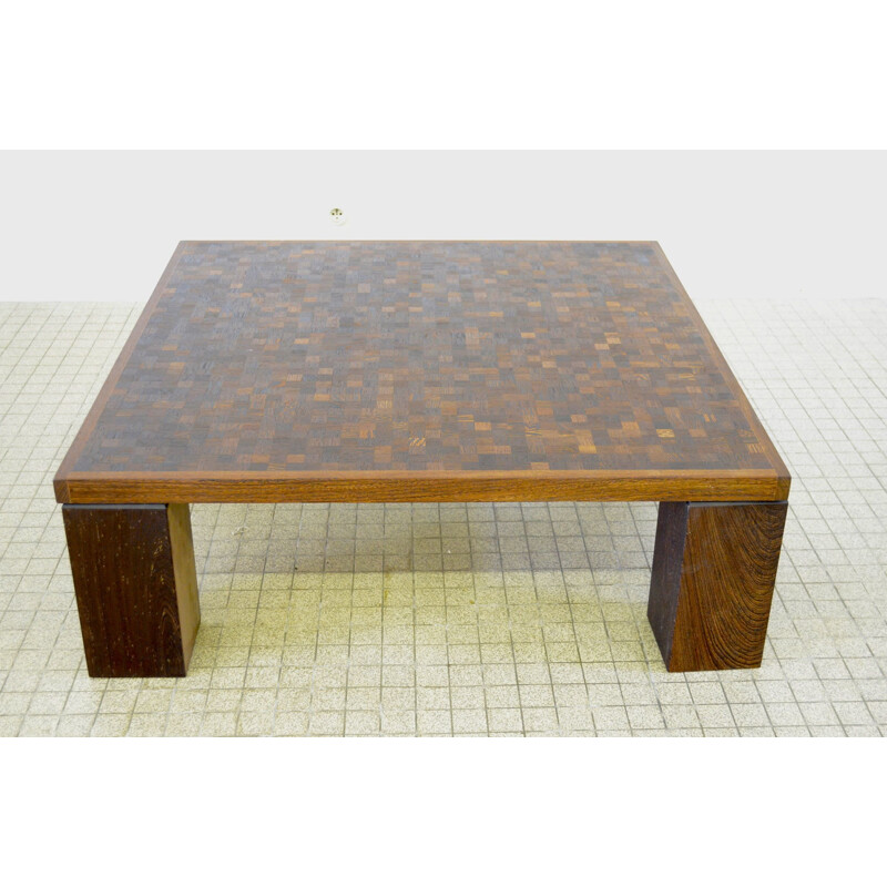 Table basse vintage de Middelboe & Lindum Tranekaer wengé