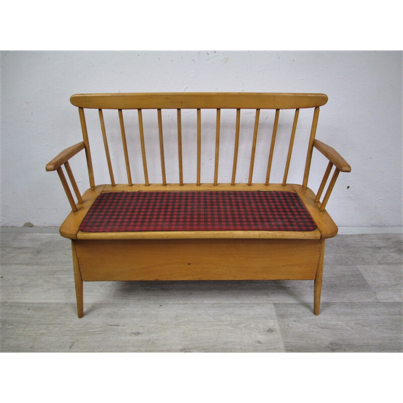 Vintage Herlag Children's bench, 1950s