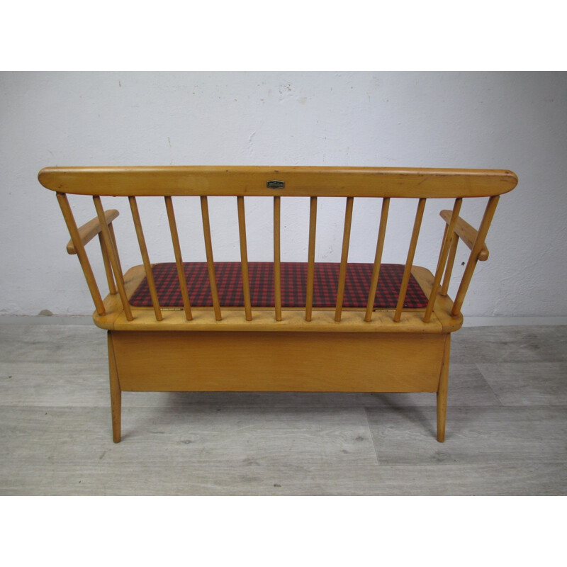 Vintage Herlag Children's bench, 1950s