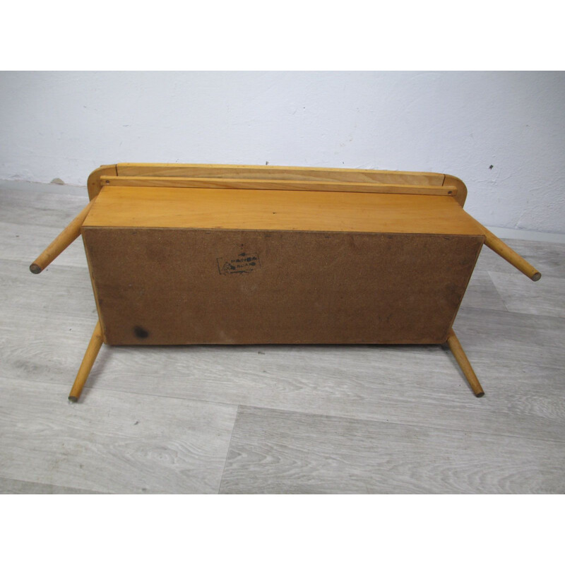 Vintage Herlag Children's bench, 1950s