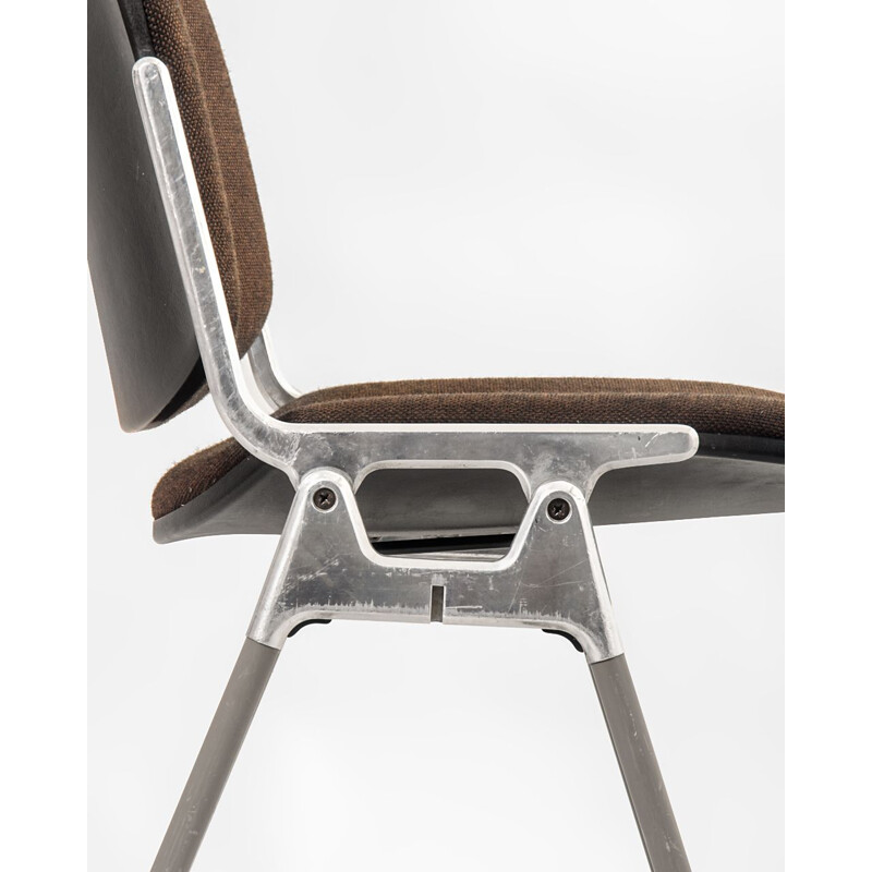 Conjunto de 6 sillas vintage DSC 106 de Giancarlo Piretti para Castelli, Italia, 1960