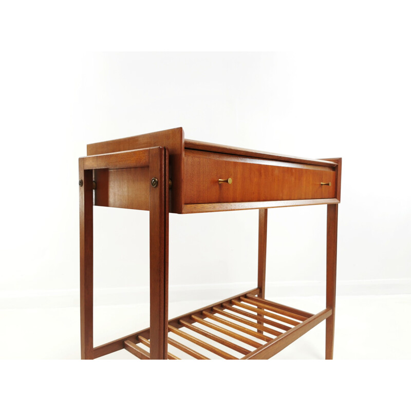 Vintage Teak Console Table 1960