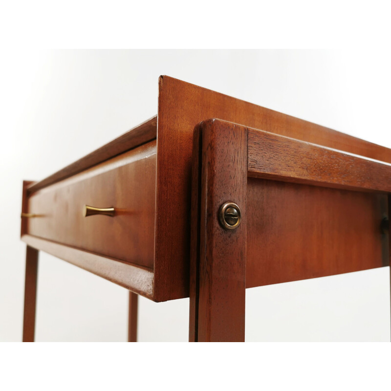 Vintage Teak Console Table 1960