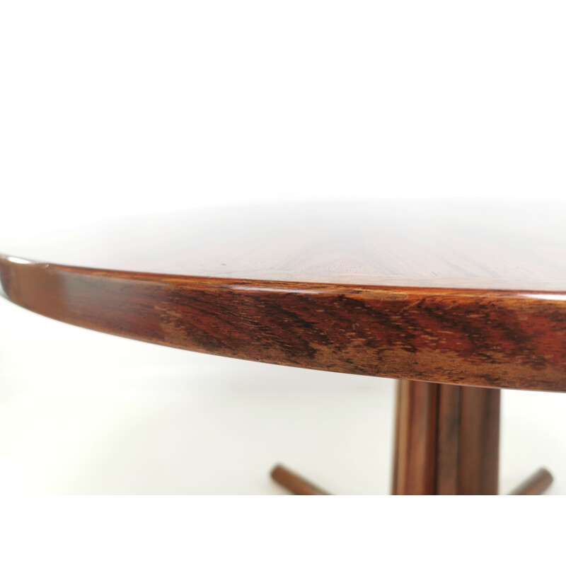 Vintage rosewood Extending Dining Table Gudme Mobelfabrik,  Danish, 1960