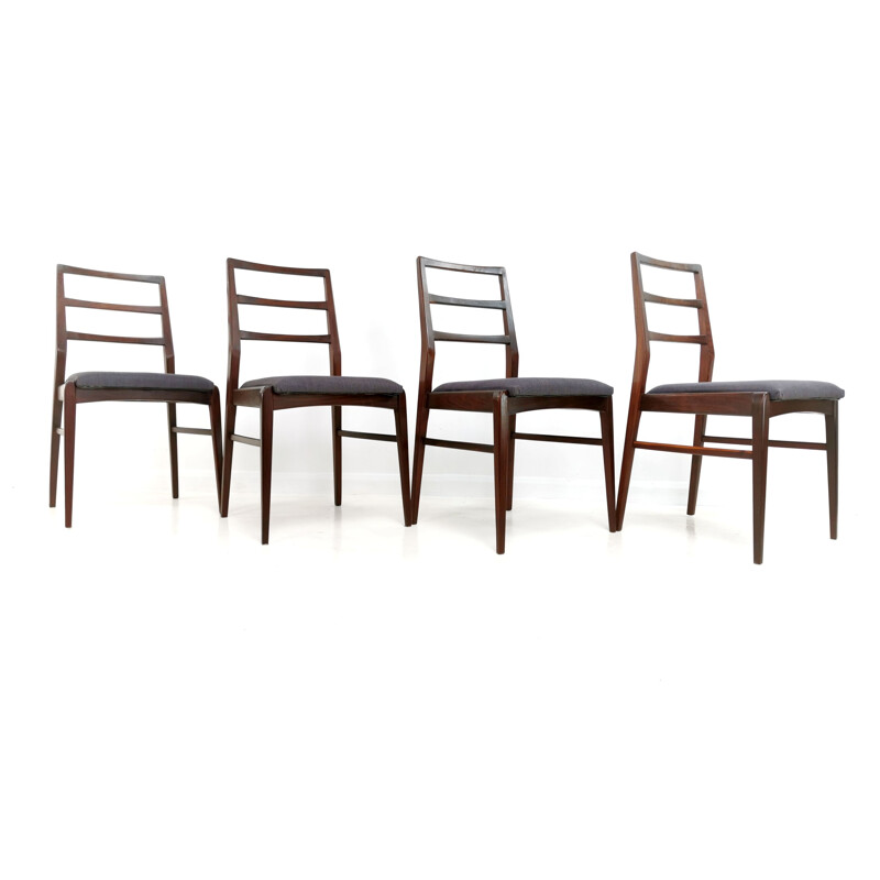 Set of 4 Vintage Teak Dining Chairs Afromosia By Richard Hornby For Fyne Ladye 1960