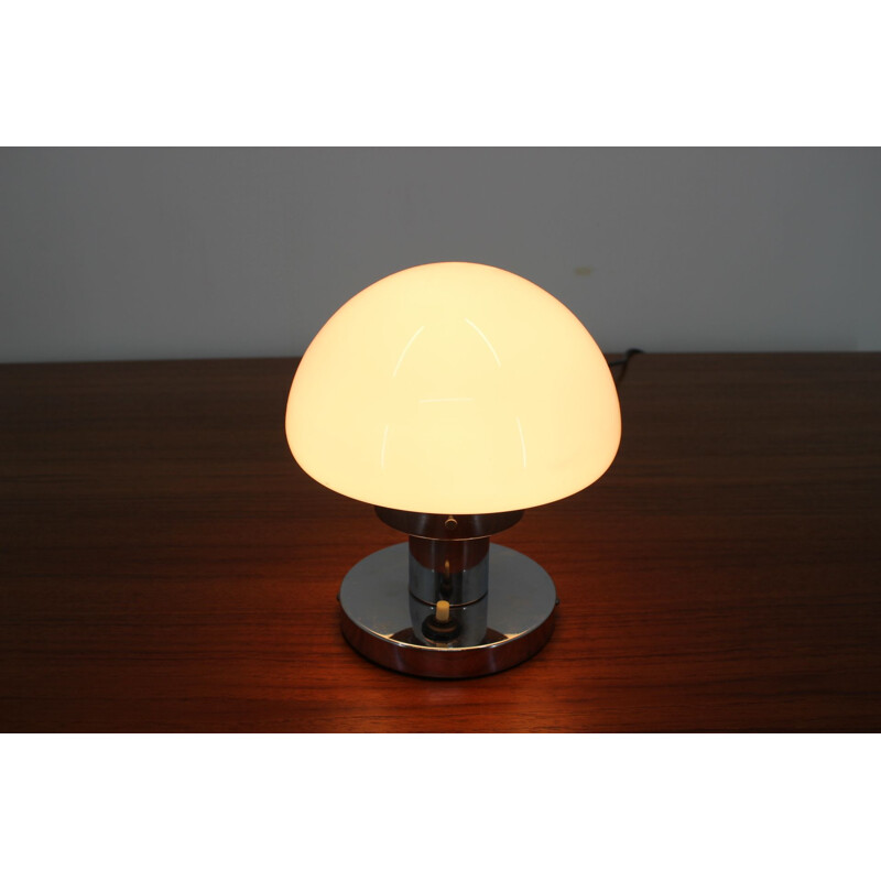 Vintage  table lamp "mushroom Art Deco 1930s