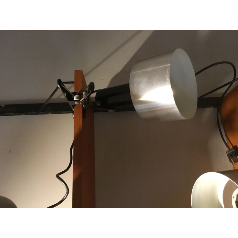 Conjunto de 4 candeeiros de clip vintage da Raak Lighting Amsterdam