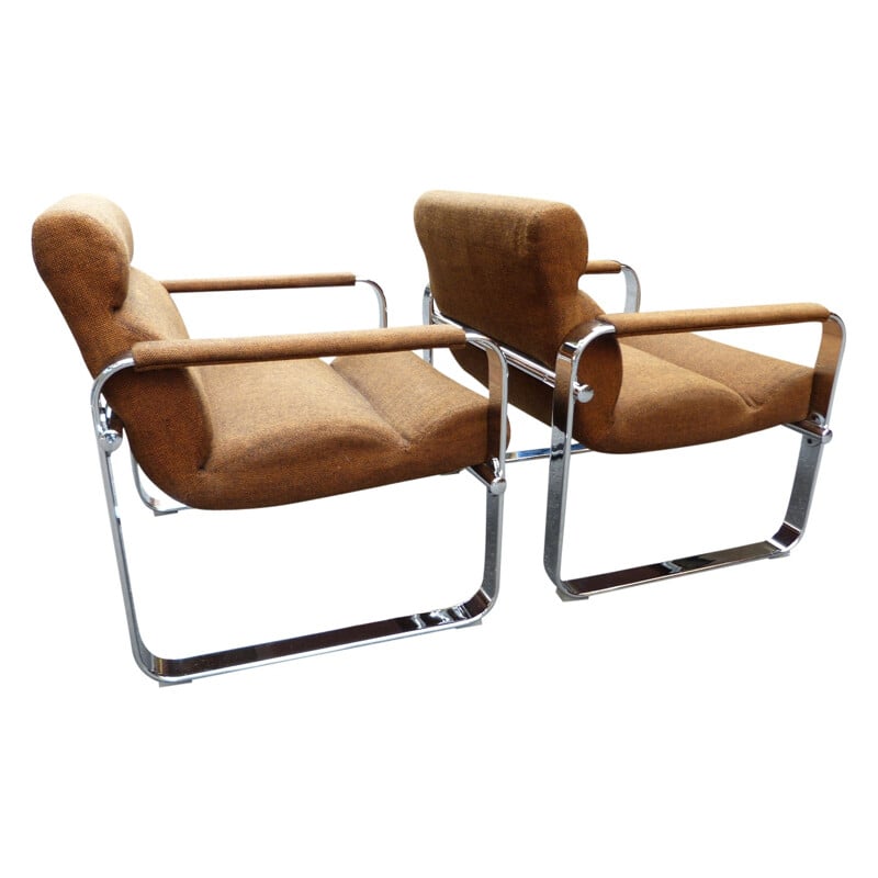 Paire de fauteuils vintage - années 70