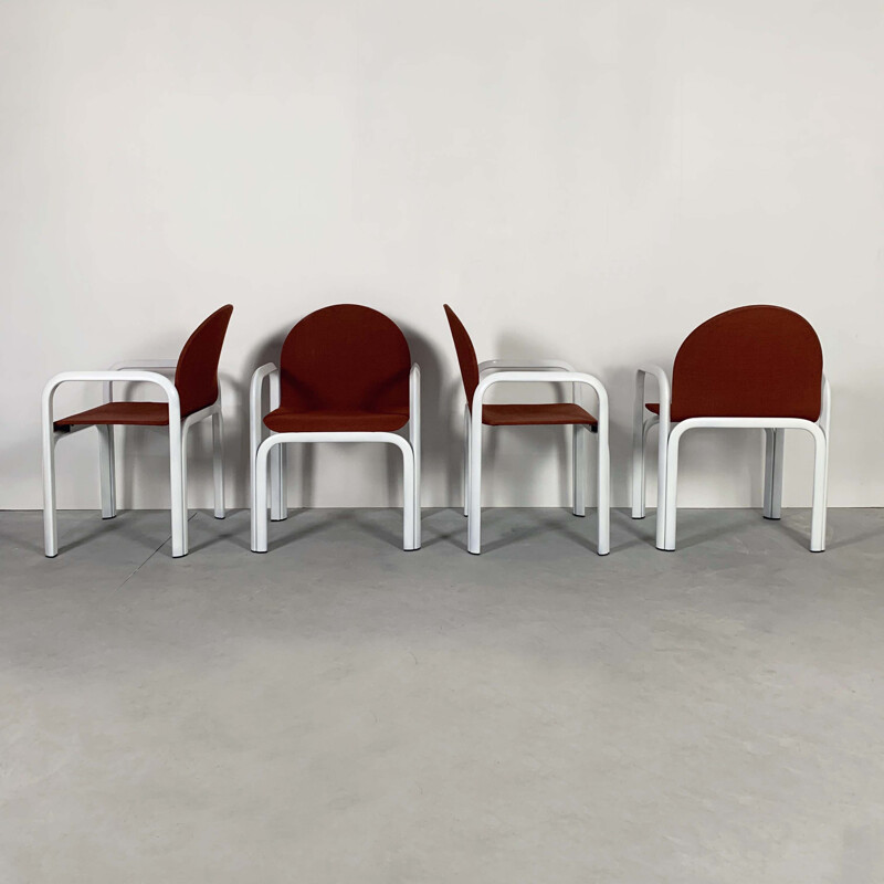 Set of 4 vintage  Orsay Armchairs by Gae Aulenti for Knoll, 1970s