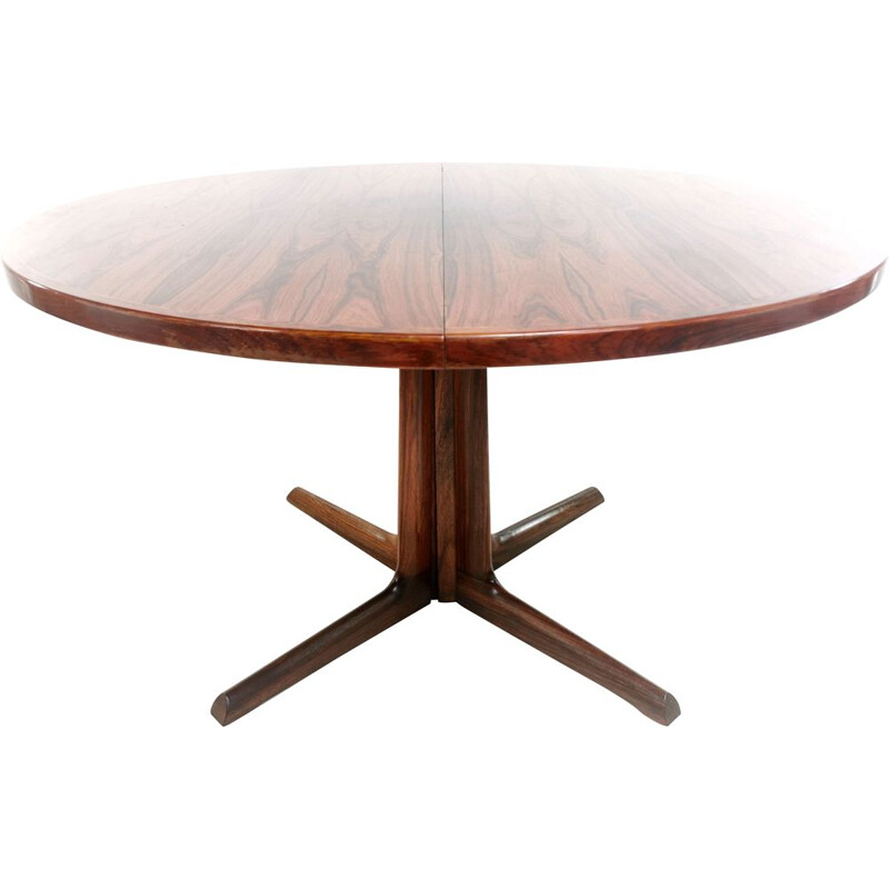 Vintage rosewood Extending Dining Table Gudme Mobelfabrik,  Danish, 1960