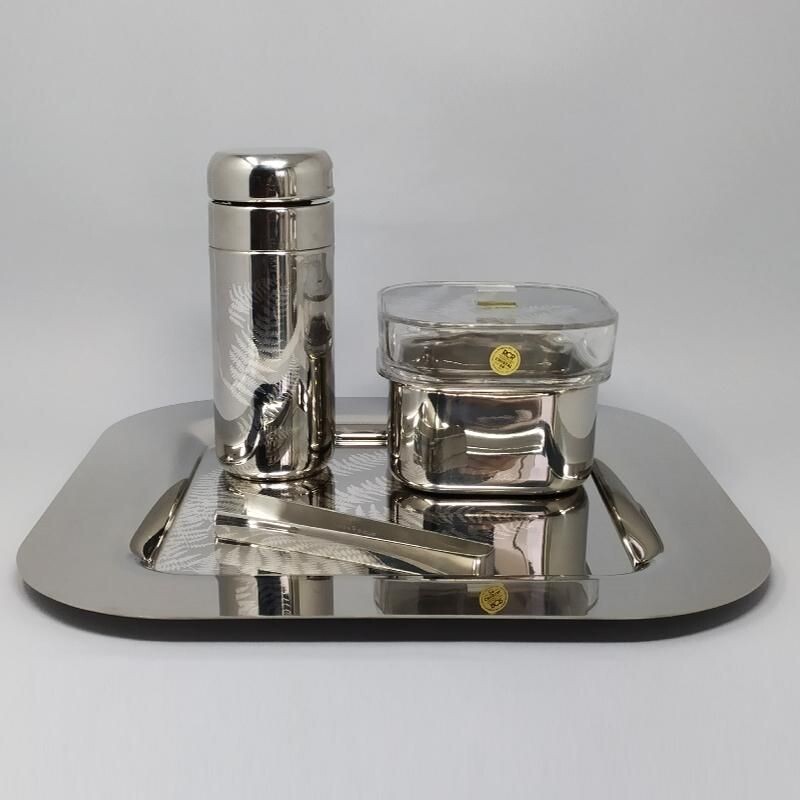 Vintage Sambonet Cocktail Set, Italian 1970s