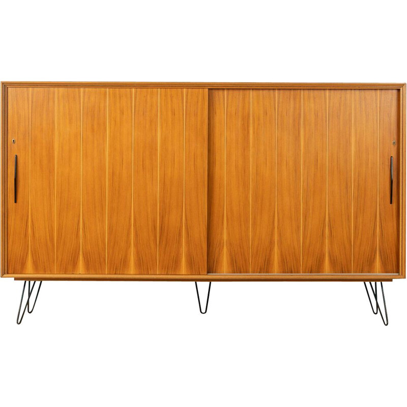 Meuble TV vintage buffet en noyer 1950