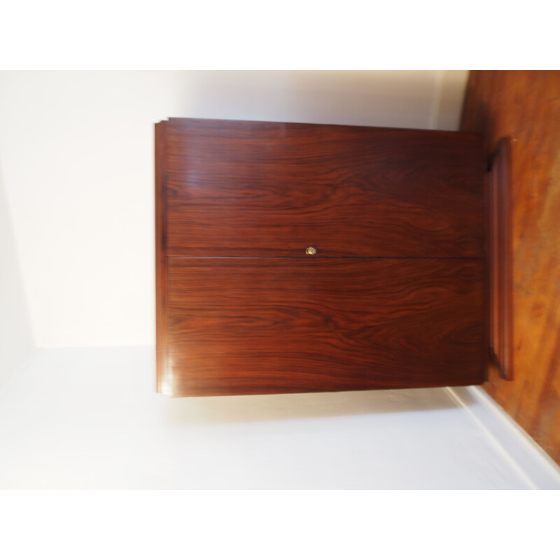 Vintage rosewood wardrobe from Rio Art Deco 