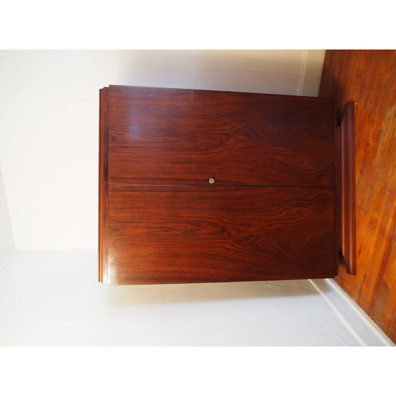 Vintage rosewood wardrobe from Rio Art Deco 