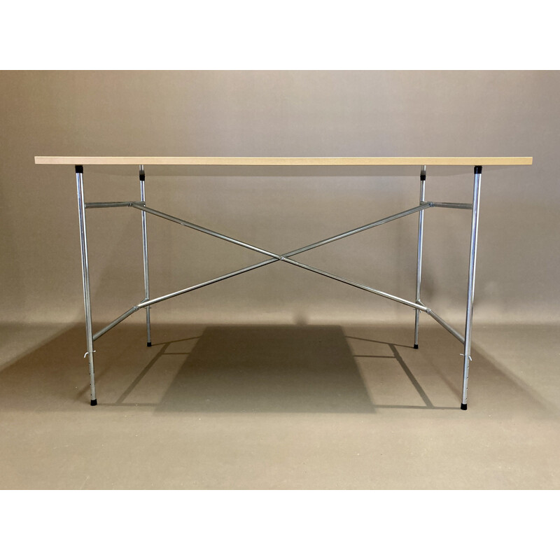 Vintage modular desk in Metal and wood Egon Eiermann