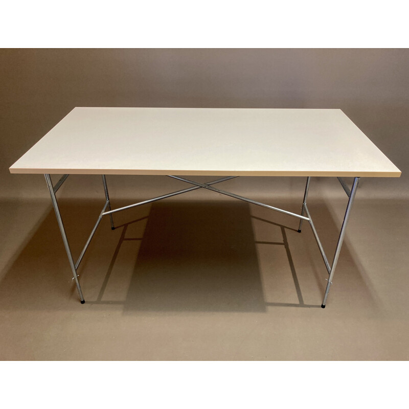 Vintage modular desk in Metal and wood Egon Eiermann