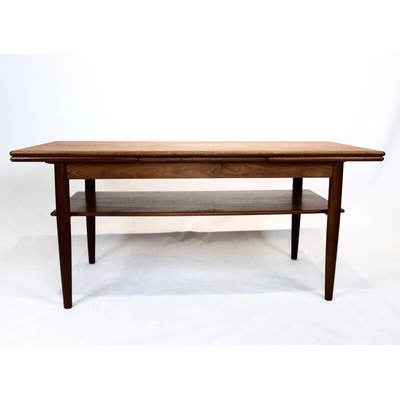 Vintage teak extendable coffee table, Denmark 1960