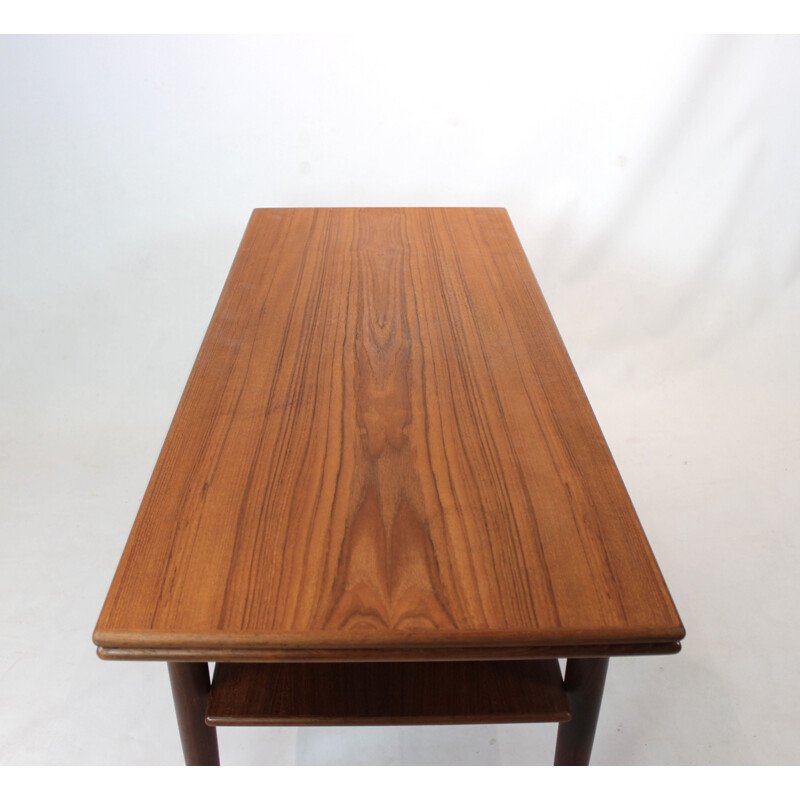 Vintage teak extendable coffee table, Denmark 1960