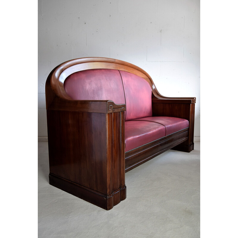 Vintage-Sofa des königlichen Möbelherstellers C.B. Hansens Dänischer Art Deco 1930