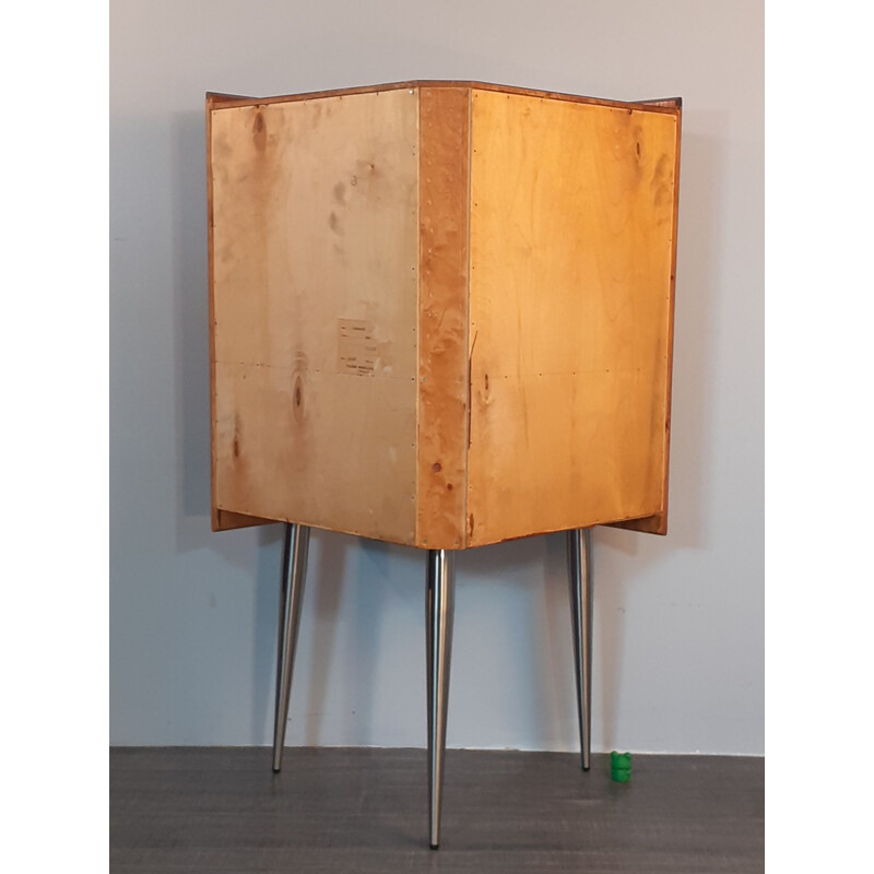 Teak Vintage Bar Corner Cabinet by Talgøs Møbelfabrikkk, Norwegian 1957