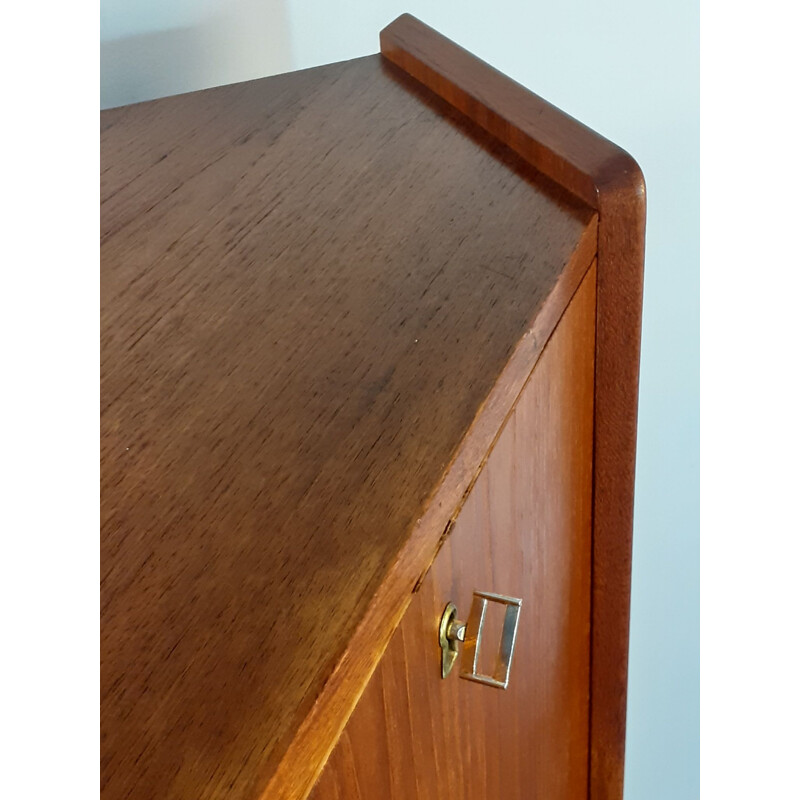 Teak Vintage Bar Corner Cabinet by Talgøs Møbelfabrikkk, Norwegian 1957