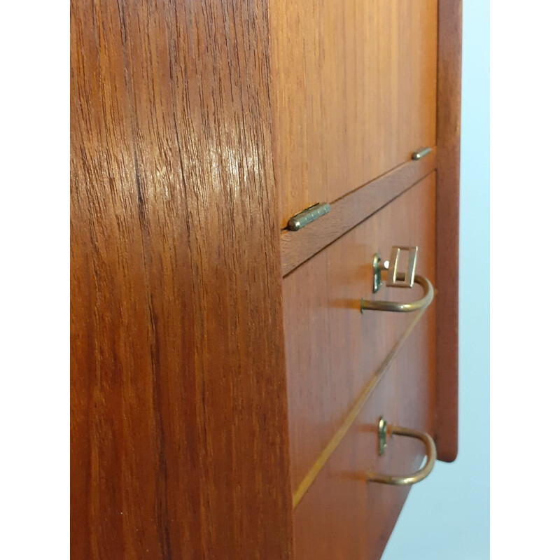 Teak Vintage Bar Corner Cabinet by Talgøs Møbelfabrikkk, Norwegian 1957