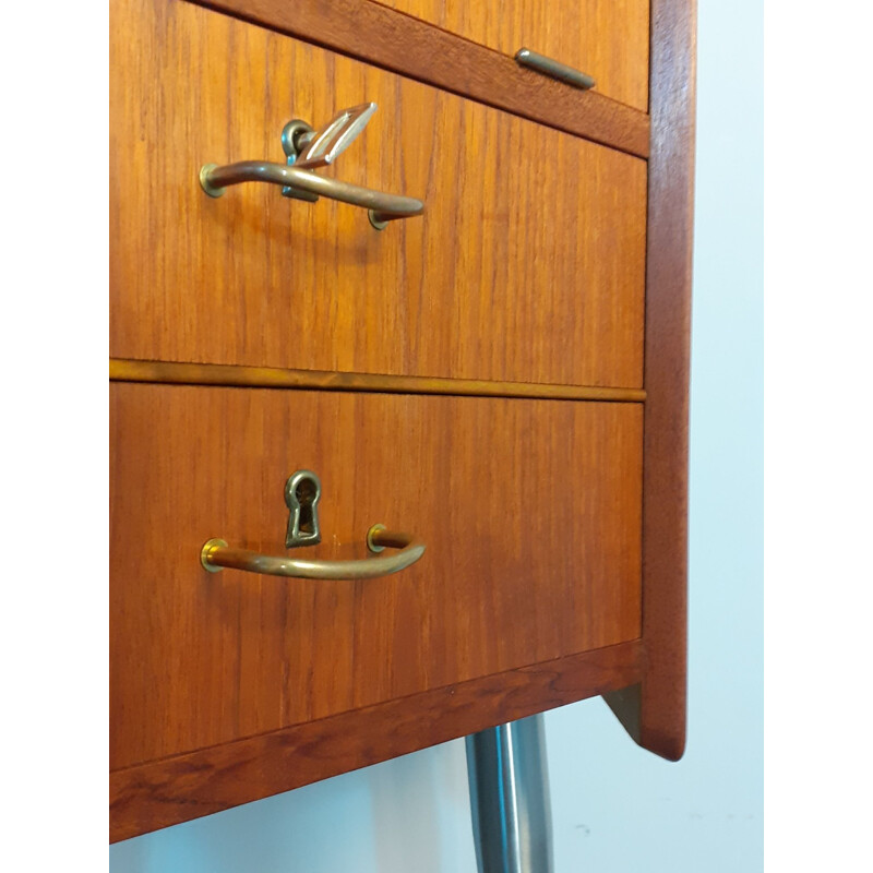 Teak Vintage Bar Corner Cabinet by Talgøs Møbelfabrikkk, Norwegian 1957