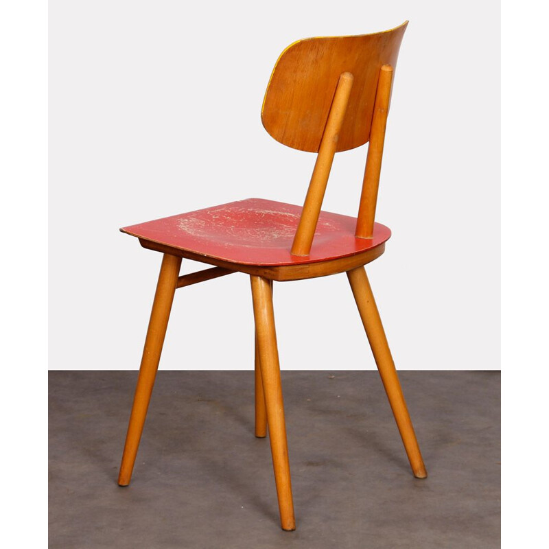 Vintage wooden chair for Czech Ton 1960