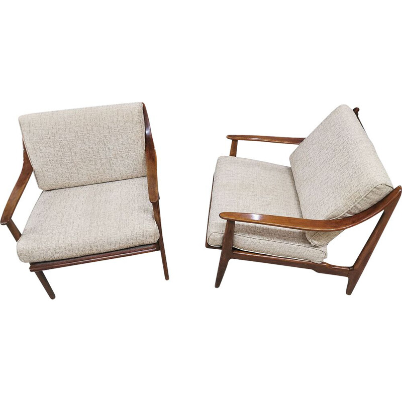 Pair of vintage armchairs,Danish 1960s