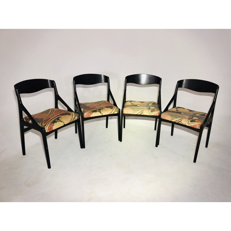Suite of 4 vintage Baumann chairs 