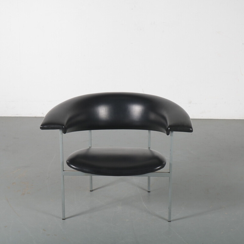 Vintage 'Meander Gamma' chairs by Rudolf Wolf for Gaasbeek en Van Tiel, Netherlands 1950s 