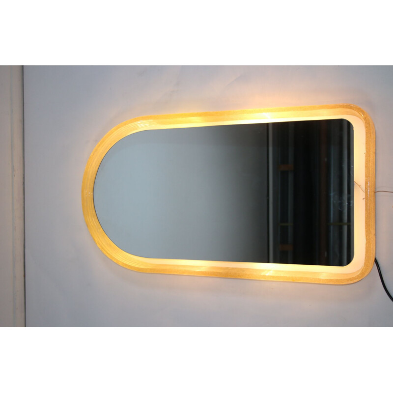 Large vintage Wall Mirror Egon Hillebrand 1970s