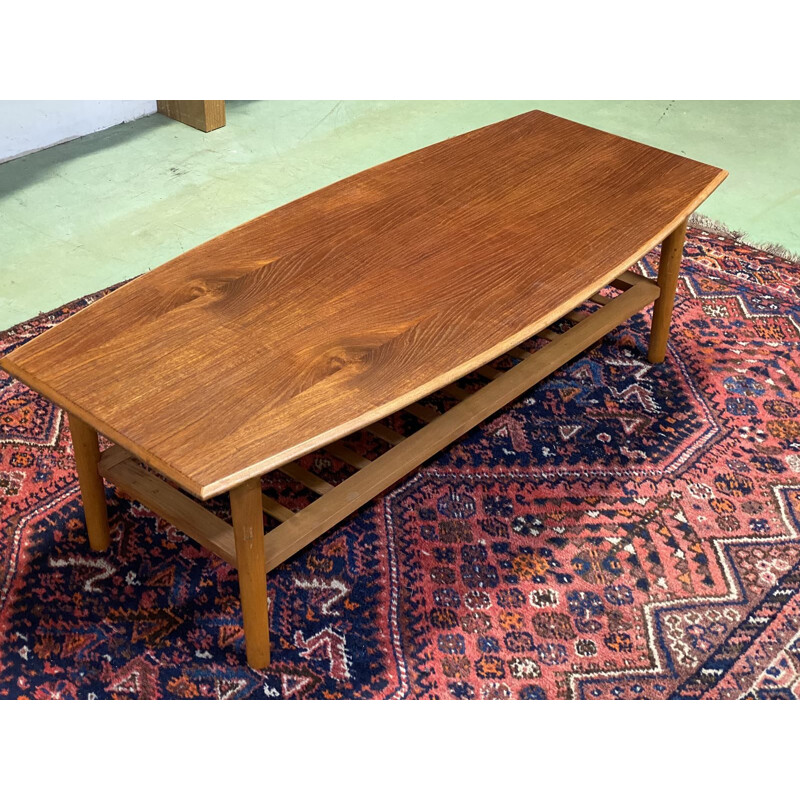 Vintage teak coffee table 1970