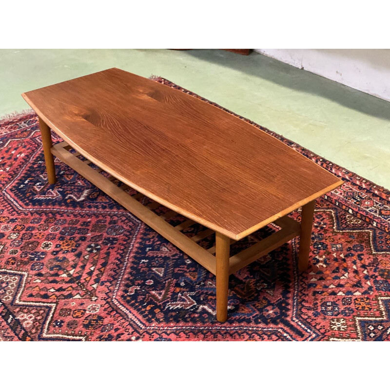 Vintage teak coffee table 1970