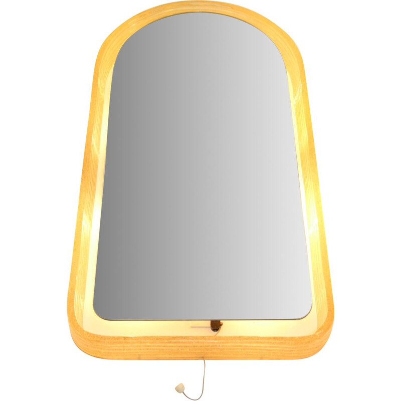 Large vintage Wall Mirror Egon Hillebrand 1970s