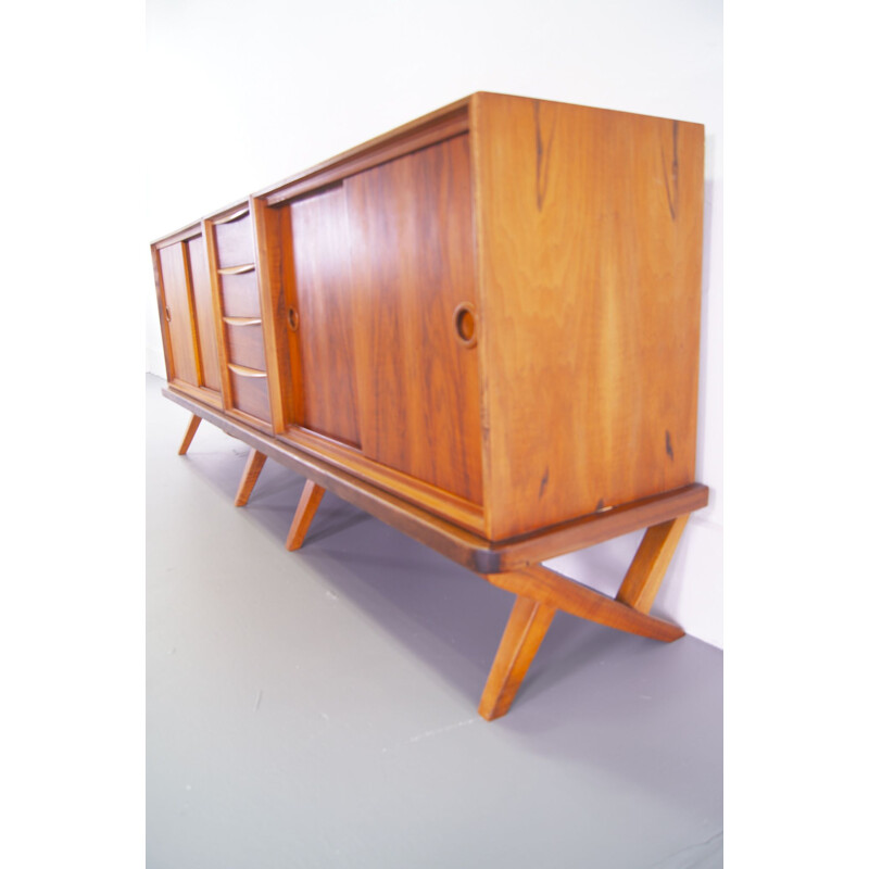 Vintage Walnut Sideboard Rudolf Glatzel for Fristho 1956