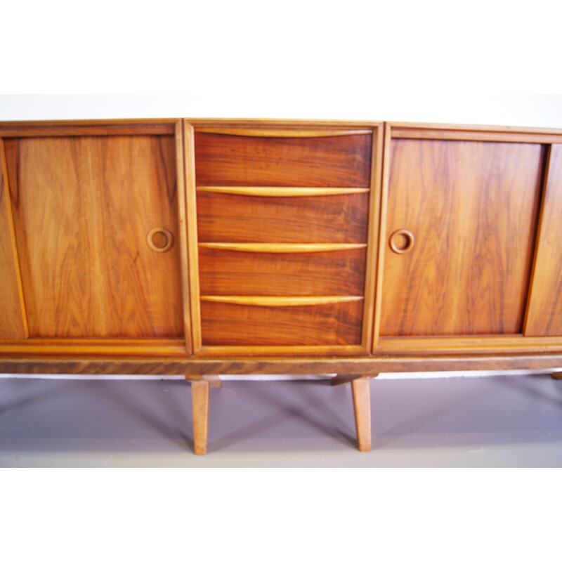 Vintage Walnut Sideboard Rudolf Glatzel for Fristho 1956