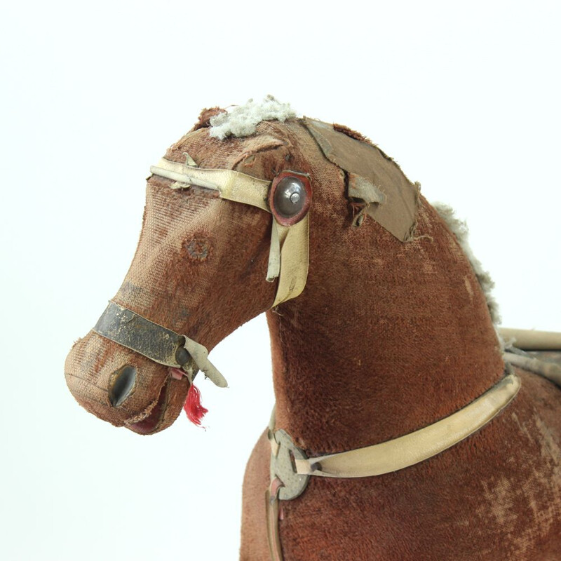 Vintage rocking horse, Czechoslovakia 1930