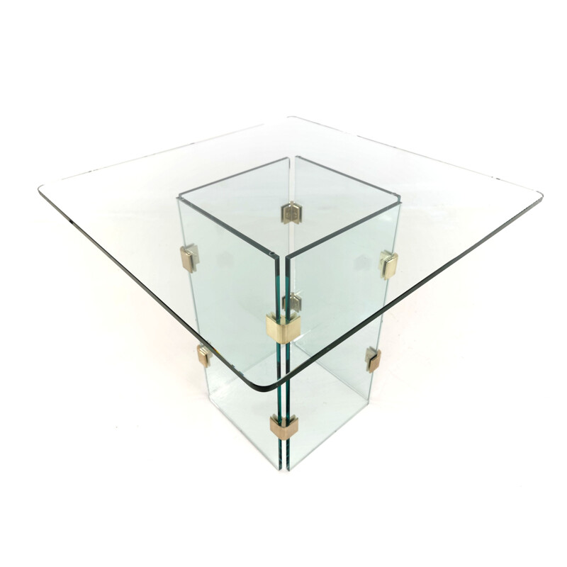 Vintage Coffee Side Table by Leon Rosen for Pace Collection 1970s