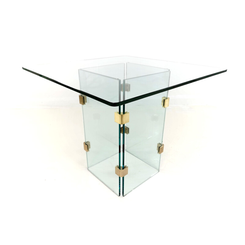 Vintage Coffee Side Table by Leon Rosen for Pace Collection 1970s