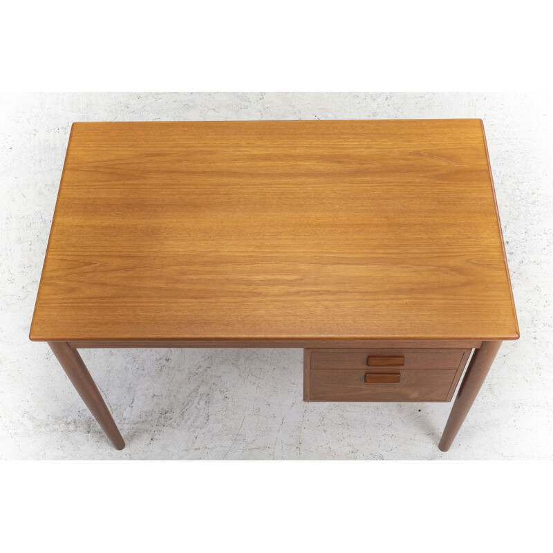 Vintage Teak Desk by Børge Mogensen for Søborg Møbelfabrik 1960s