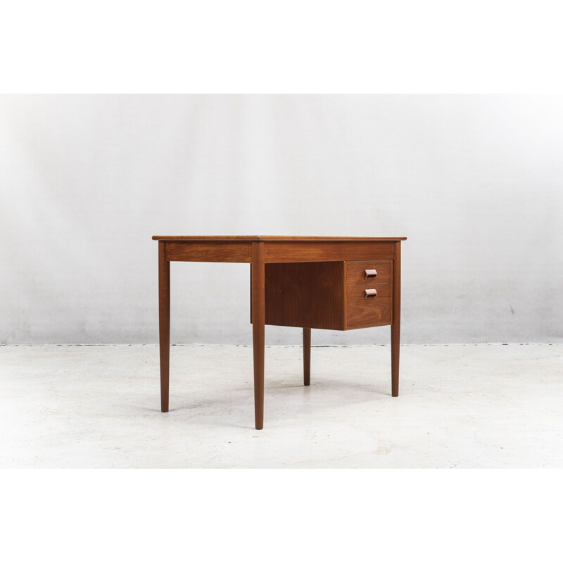 Vintage Teak Desk by Børge Mogensen for Søborg Møbelfabrik 1960s