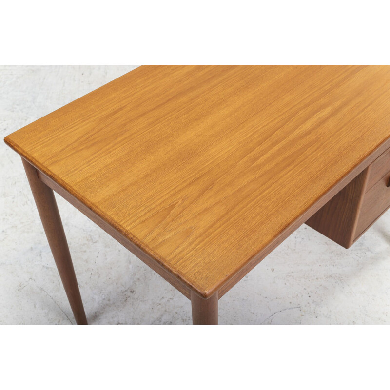 Vintage Teak Desk by Børge Mogensen for Søborg Møbelfabrik 1960s