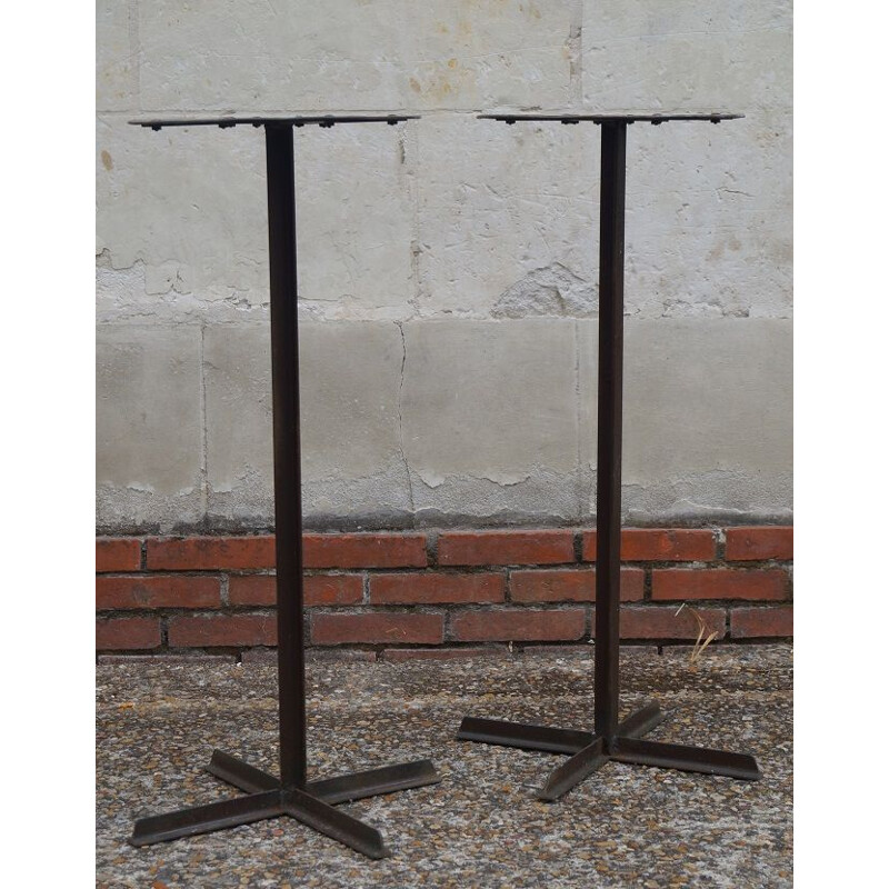 Pair of  industrial vintage console 1950's