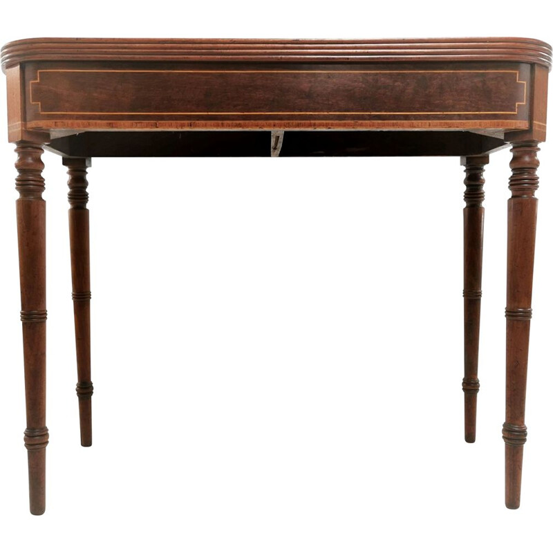 Vintage Antique British Mahogany Hall Table or Desk 19th Century