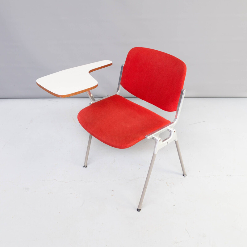 Vintage Giancarlo Piretti chair with writing top for Castelli 1960