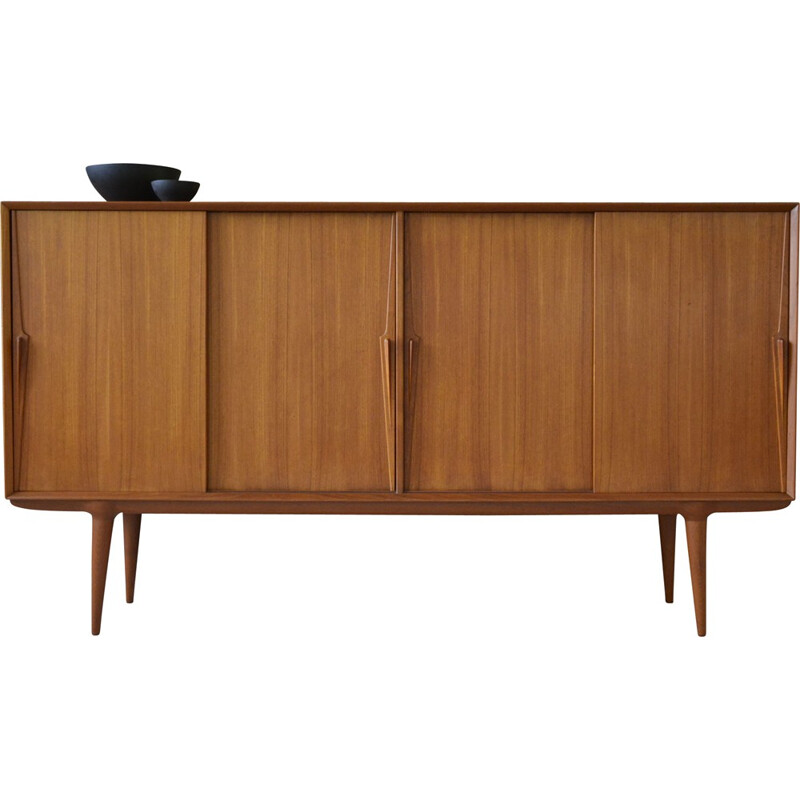 Axel Christensen teak highboard, Gunni OMANN - 1960s