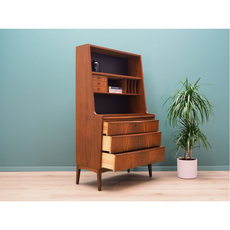 Vintage Secretaire teak, Danish 1970s