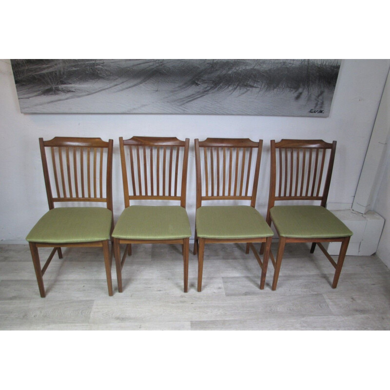 Set of 4 vintage Chairs, Denmark, 1970s